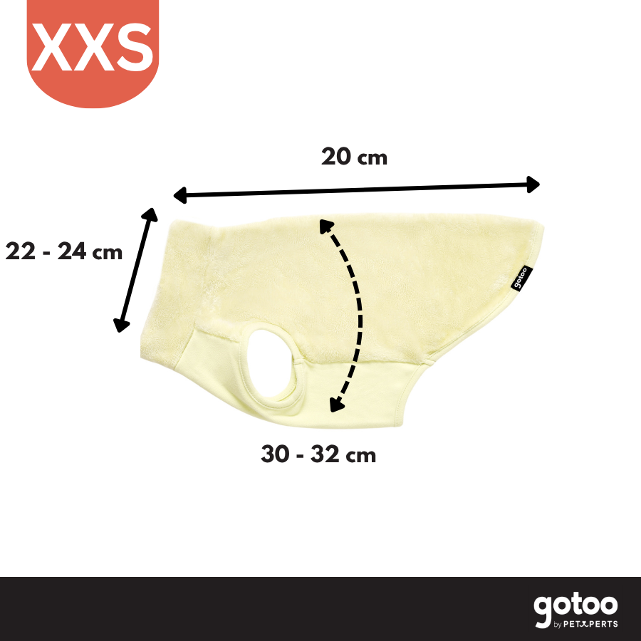 Gotoo Camisola Polar Amarela para c&atilde;es, , large Imagem n&uacute;mero 4