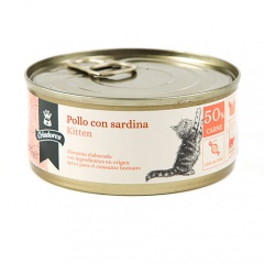 Alimento húmido para gatos Criadores Kitten de frango com sardinhas