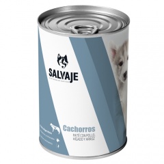 Salvaje Cachorros Patê com frango, fígado e arroz