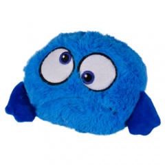 Peluche bola saltitante azul