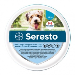 Seresto cães coleira antiparasitária de longa duração 8 meses 38 cm