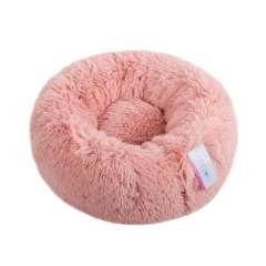 Cama donut para gatos Fluffy Catshion cor-de-rosa