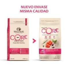 Ração para gatos Wellness Core Sterilised salmão