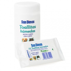 Toalhinhas húmidas para higiene de mascotes