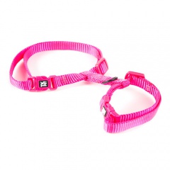 Arnês para gatos TK-Pet Classic Nylon cor de rosa