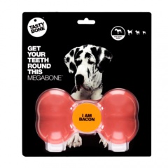 Mordedor para perros TastyBone Nylon hueso para perros gigantes sabor bacon
