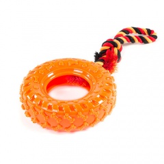 Mordedor para cães TK-Pet SportDog pneumático com corda