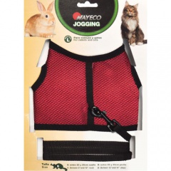 Arnês para gatos e coelhos Jogging tamanho L
