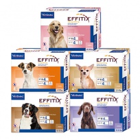 Pipetas anti parasitárias para cães Effitix