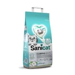 Sanicat Clumping White Areia aglomerante para Gatos