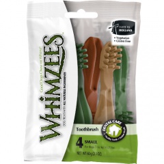 Snacks para cães pequenos Whimzees escova de dentes