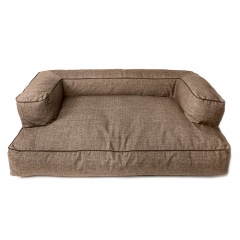 Sofá-Cama para cães TK-Pet Iris cor castanho deluxe