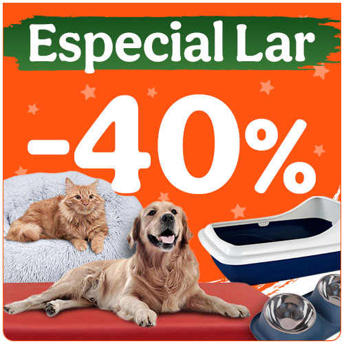 Até 40% de desconto em acessórios para o lar do seu patudo.