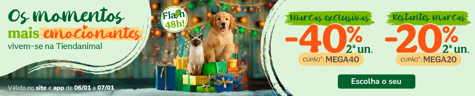 M&Aacute;XIMA POUPAN&Ccedil;A: -40% ou -20%  desconto na 2&ordf; unidade com os cup&otilde;es: MEGA40 ou MEGA20