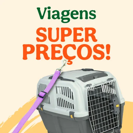 Promoções exclusivas em acessórios e produtos de viagem para cães e gatos na Tiendanimal.