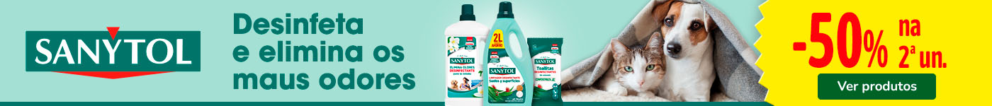 Sanytol: 50% de desconto na 2ª unidade.
