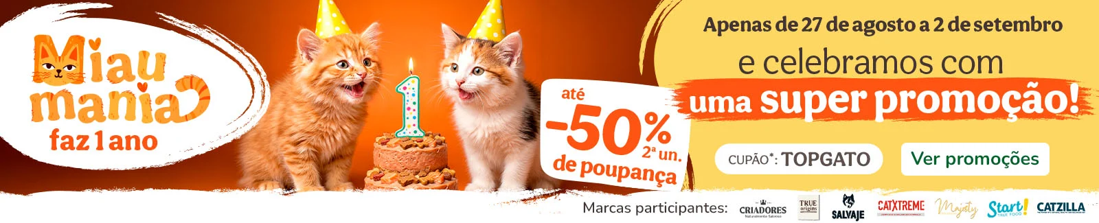 Entrega gr&aacute;tis em compras desde 39&euro; numa sele&ccedil;&atilde;o de produtos para gato e +100 pontos extra na compra de ra&ccedil;&atilde;o para gato e +150 pontos extra na compra de areia para gato... e muitas mais ofertas!