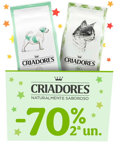 Criadores 70% dto 2ªun