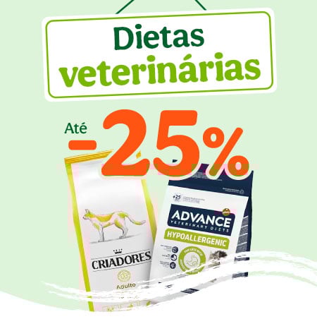 15% de desconto em ração Criadores Dietetic para cães