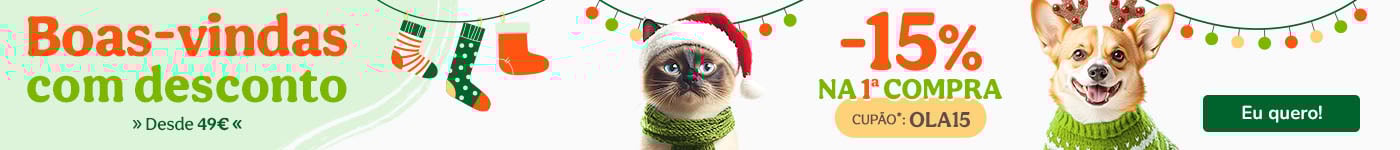 Descubra promoções mensais permanentes para patudos. Alimentação, acessórios e cuidados com descontos exclusivos.
