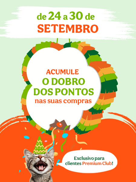Pré-aniversário! Pontos Premium Club a dobrar