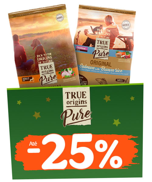 True Origins: 25% de desconto na ração para o seu patudo.