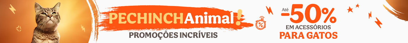 Pechinchanimal: Até 50% de desconto em acessórios para gato.