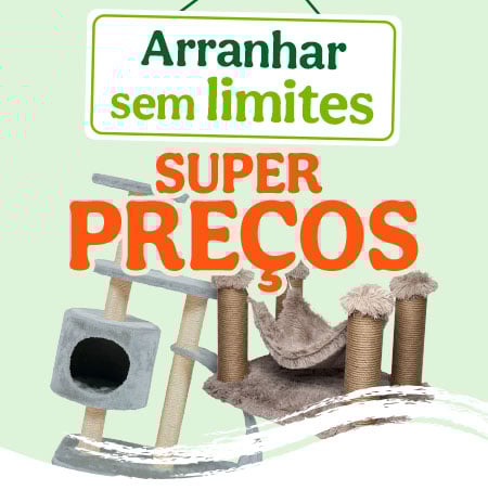 Preços especiais numa seleção de arranhadores para gatos