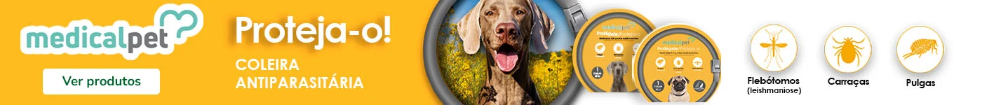 Medicalpet Coleira Antiparasitária para cães grandes