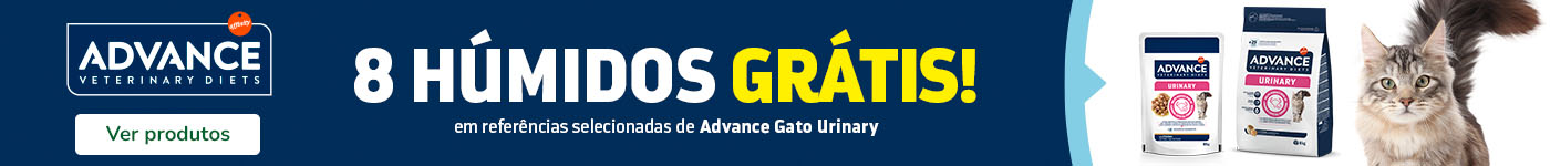 Advance: Ração para gato com 8 húmidos grátis.