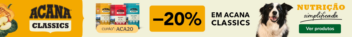 Acana: Até 20% de desconto em ração para cão.