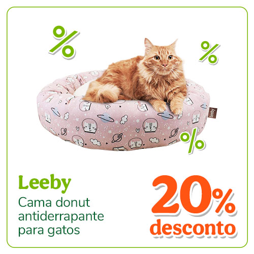 Até 20% de desconto em camas para gato