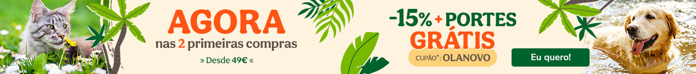 Descubra promoções mensais permanentes para patudos. Alimentação, acessórios e cuidados com descontos exclusivos.