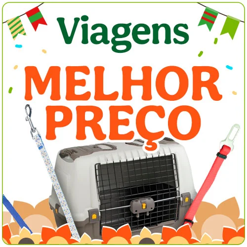 Promoções exclusivas em acessórios e produtos de viagem para cães e gatos