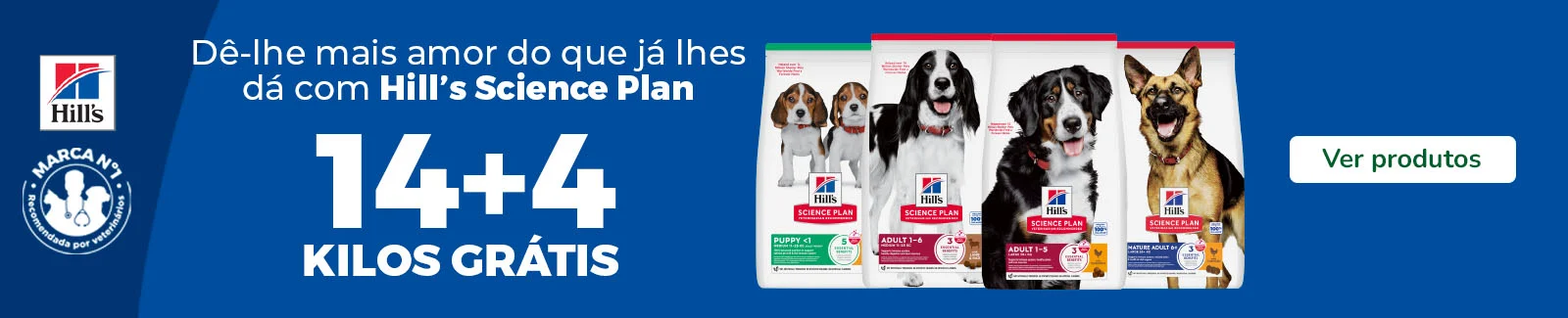 Hill's Science Plan: Ra&ccedil;&atilde;o para c&atilde;es.