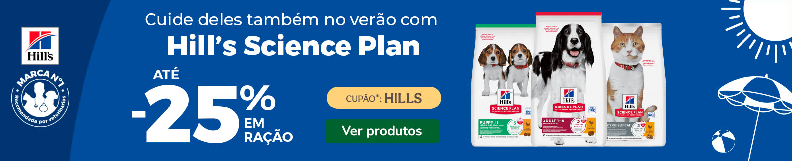 Hill's Science Plan: At&eacute; 25% de desconto em ra&ccedil;&atilde;o para o seu patudo.