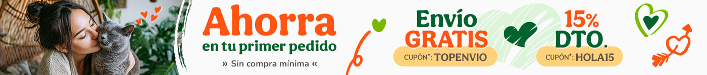 -15% dto en tu primer pedido con el cupón HOLA15 o recibe tu pedido gratis con el cupón TOPENVIO
