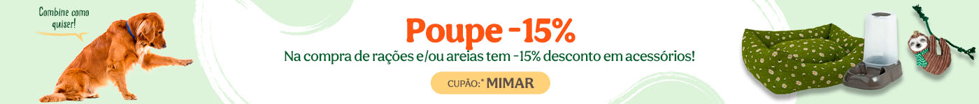 Poupe -15% desc em acessórios com o cupão MIMAR