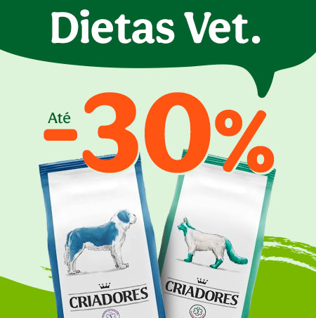 Dietas veterinárias até 30% de desconto
