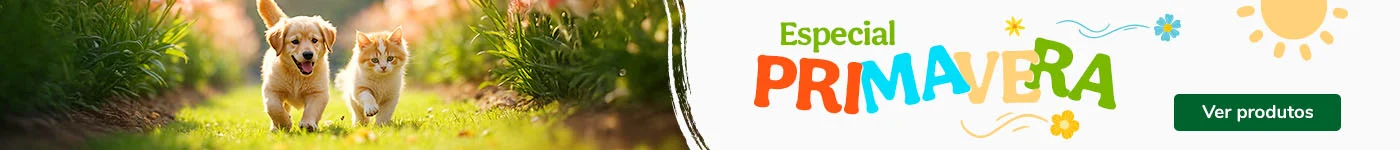 Especial Primavera na Tiendanimal: Aproveite descontos exclusivos em produtos para cão e gato. Dê boas-vindas à nova estação com ofertas imperdíveis!