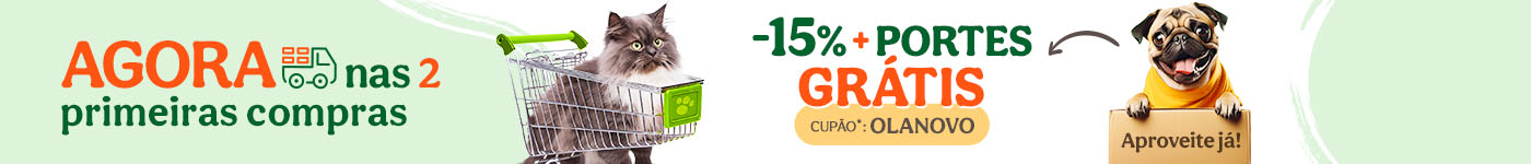 -15% desc nas 2 primeiras compras + portes grátis com o cupão OLANOVO