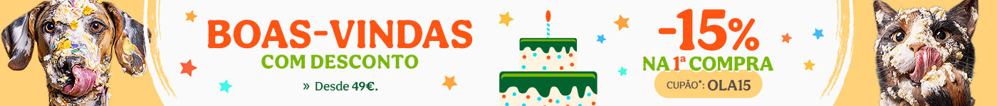 Descubra promoções mensais permanentes para patudos. Alimentação, acessórios e cuidados com descontos exclusivos.