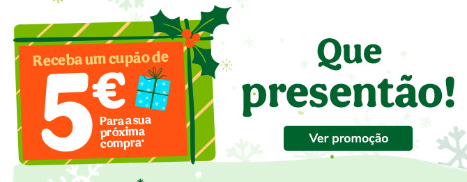Especial Natal: 5€ DESCONTO