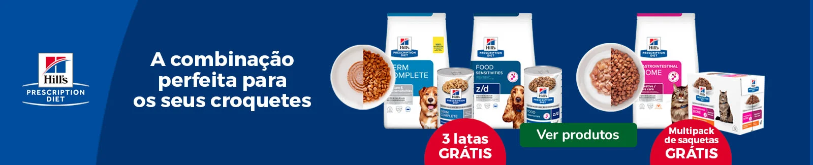 Hill's Prescription Diet: Ra&ccedil;&atilde;o para o seu patudo com oferta de alimento h&uacute;mido.