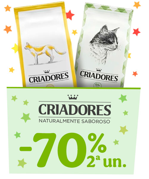 Criadores 70% dto 2ªun