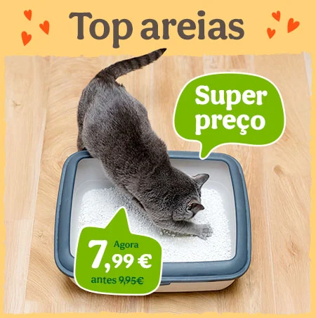Super preço em areias para gato. Higiene e cuidado ao melhor preço.