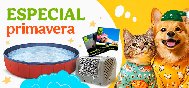 Especial Primavera na Tiendanimal: Aproveite descontos exclusivos em produtos para cão e gato. Dê boas-vindas à nova estação com ofertas imperdíveis!