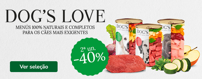Comida húmida para cão da Dog Love com 40% de desconto na 2ª unidade. Promoção exclusiva Tiendanimal.