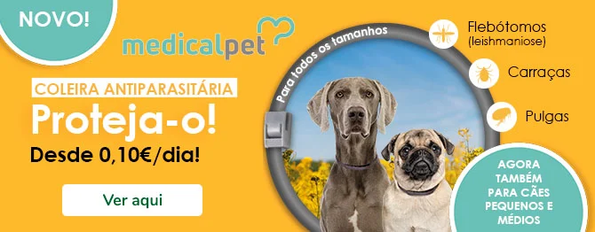 Coleira antiparasitária Medicalpet