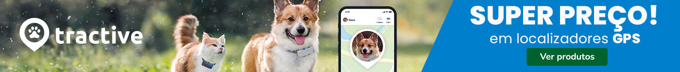 Tractive: 40% de desconto em produtos selecionados.